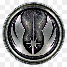 The Jedi Order Metal Emblem" 				 Title="the Jedi Order - Symbol Logo Jedi Star Wars, HD Png Download - jedi logo png