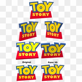 I Recreated The Toy Story Logo In Paint 3d - Toy Story 3, HD Png Download - toy story logo png