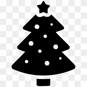 Xmas Tree Decoration Celebration - Christmas Tree, HD Png Download - christmas tree outline png