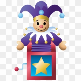 Toys Vector Toy Box - Jack In The Box Drawing, HD Png Download - jack in the box png