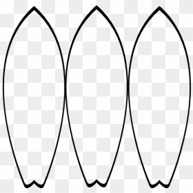Thumb Image - Surfboard Coloring Pages, HD Png Download - surfboard clipart png