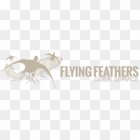 Flying Feathers Guide Service - Illustration, HD Png Download - duck hunt duck png
