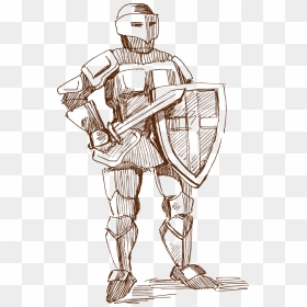 Transparent Black Knight Fortnite Png - Middle Ages Knight Drawing, Png Download - black knight fortnite png