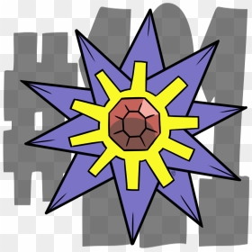 Starmie Pokemon Pokemonaday Https - Circle, HD Png Download - starmie png