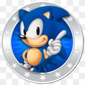 Logo Recortado - Sonic The Hedgehog Round, HD Png Download - sonic mania logo png