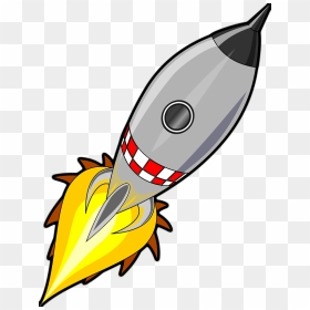 Cartoon Rocket Clipart - Animated Clipart Rocket, HD Png Download - rocket clipart png