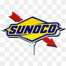 Blue And Yellow Gas Station, HD Png Download - sunoco logo png