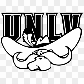 Unlv Rebels Logo Black And White - Unlv Rebels, HD Png Download - unlv logo png