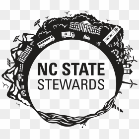 The Logo Can Now Be Found On Oﬃcial Nc State Stewards - Nc State Stewards, HD Png Download - nc state logo png