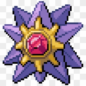 #pokemon #starmie #pixel #pixelart - Pokemon Starmie Sprite, HD Png Download - starmie png