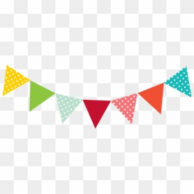 Carnival Banner Clipart - Colourful Bunting, HD Png Download - iphone clipart png