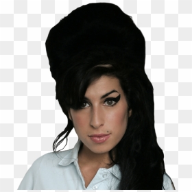 Amy Winehouse Png, Transparent Png - black wig png