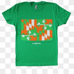 Irish Maryland Flag / Shirt , Png Download - Active Shirt, Transparent Png - maryland flag png