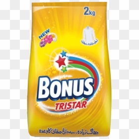 Bonus Washing Powder Tristar 2 Kg - Bonus Detergent Powder Tristar, HD Png Download - tristar pictures logo png