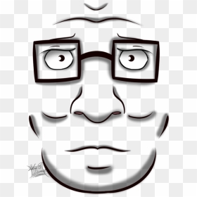 Hank Hill Drawing Cartoon - Hank Hill Face Png, Transparent Png - roblox face png