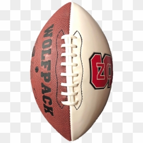 Nc State Wolfpack Logo Block S Autograph Football - Flag Football, HD Png Download - nc state logo png