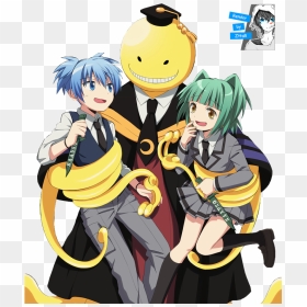 Render Koro-sensei, Shiota Nagisa And Kayano Kaede - Koro Sensei Nagisa Assassination Classroom, HD Png Download - koro sensei png