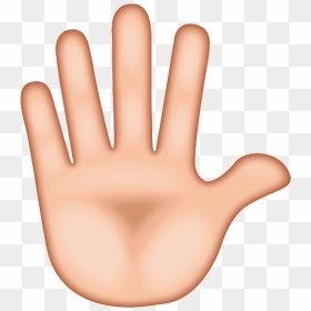 Hand With 5 Fingers, HD Png Download - finger emoji png
