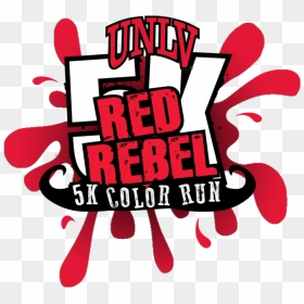 Unlv Red Rebel Color Run - Unlv Rebels, HD Png Download - unlv logo png