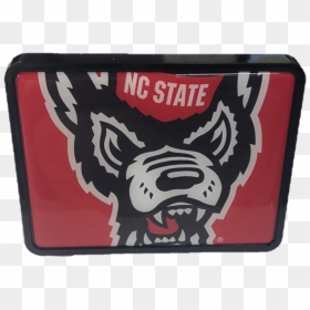 Nc State Wolfpack Mega Wolfhead Universal Plastic Hitch - Transparent Nc State Logo, HD Png Download - nc state logo png