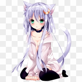Yayoi By Aryesmye - Neko Cat Anime Girl, HD Png Download - anime cat png