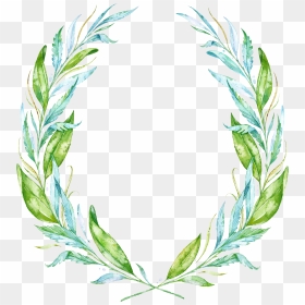 Leaf Watercolor Painting Wreath Drawing - Thank You For Being Such A Good Neighbour, HD Png Download - leaf wreath png