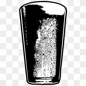 Pint Of Beer Detailed Black And White Clip Arts - Beer Black And White Transparent, HD Png Download - beer clipart png