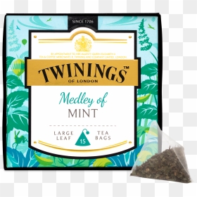 Earl Grey Twinings Of London, HD Png Download - mint leaf png