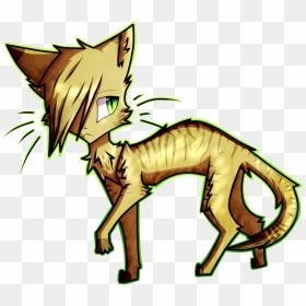 [warriors Cats] Sandstorm By Z-nyelixz - Warrior Cats How To Draw Sandstorm And Fireheart, HD Png Download - anime cat png