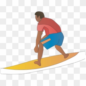 Surfboard Clipart Surfer Boy - Surfing, HD Png Download - surfboard clipart png