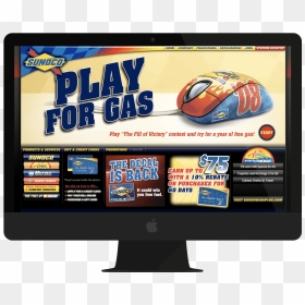 Led-backlit Lcd Display, HD Png Download - sunoco logo png