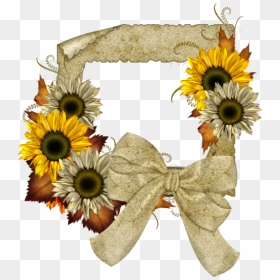 Sunflower Fall Clipart, HD Png Download - sunflower border png
