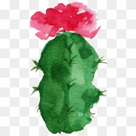 Aesthetic Clipart Watercolor - Transparent Background Cactus Watercolor Png, Png Download - png watercolor