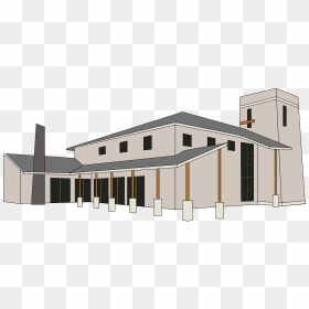Church Building Clip Art, HD Png Download - church building png
