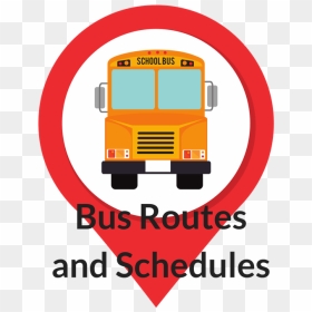 Bus Clipart Bus Route - Bus Stop Route Clipart, HD Png Download - bus clipart png