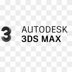 3ds Max Logo Bw, HD Png Download - 3ds max logo png