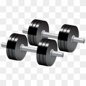 Exercise Dumble Clipart Png Image Free Download Searchpng - Dumbbell, Transparent Png - dumbbell clipart png