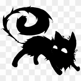Aion"s Cat Form - Black And White Anime Cat, HD Png Download - anime cat png