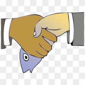 Transparent Dead Fish Png - Handshake, Png Download - dead fish png