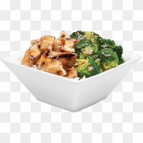 Chicken Teriyaki Bowl - Chicken And Broccoli Transparent, HD Png Download - rice bowl png