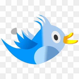 Tweeter Bird Svg Clip Arts - Cartoon, HD Png Download - twiiter png