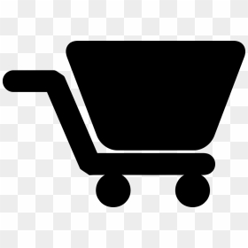Online Shopping Cart Icon Black, HD Png Download - grocery cart png