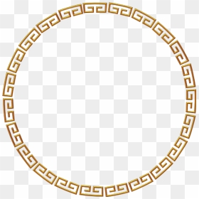 Marco Frame Borde Border Metal Ornamental Decorative - Greek Circle Border, HD Png Download - decorative circle png