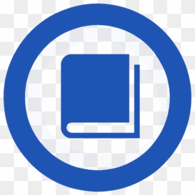 Blue Story Icon Png, Transparent Png - open book icon png