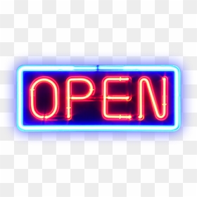 #open #sign #neon #city #lights #niche #moodboard #freetoedit - Transparent Neon Open Sign, HD Png Download - city lights png