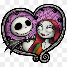 Jack And Sally Drawing, HD Png Download - jack and sally png