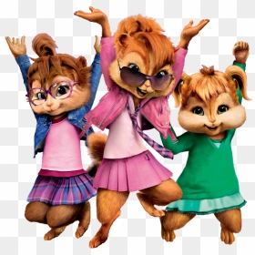 Brittany, Jeanette & Eleanor , Png Download - Alvin And The Chipmunks Chipettes 2009, Transparent Png - alvin and the chipmunks png