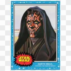 Star Wars Topps Living Set Cards, HD Png Download - darth vader mask png