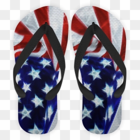 Chinelo Bandeira Usa De Lillyartsna - Chinelo Bandeira Eua, HD Png Download - bandeira eua png