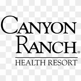 Canyon Ranch Logo Black And White - Canyon Ranch, HD Png Download - canyon png